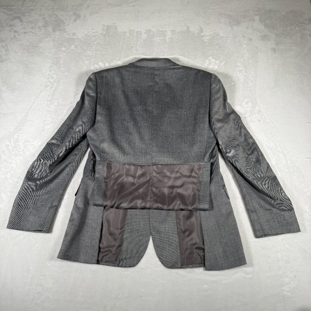 Z Zegna Blazer Men Size 50R Gray Wool Blend City 2-Button Jacket Made Mexico EUC - Picture 6 of 11